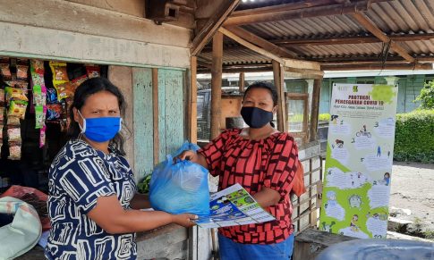RESPON DAMPAK COVID 19, PKPA DISTRIBUSIKAN RATUSAN PAKET SEMBAKO DI KARO